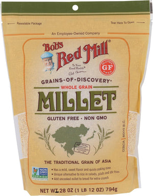 Bob's Red Mill Whole Grain Millet, Gluten Free, Non-GMO 794gm