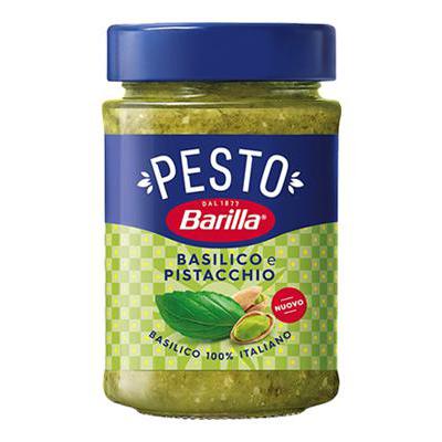 Barilla Pesto Pistachio & Basil Pasta Sauce, 100% Italian. Gluten Free 190gm