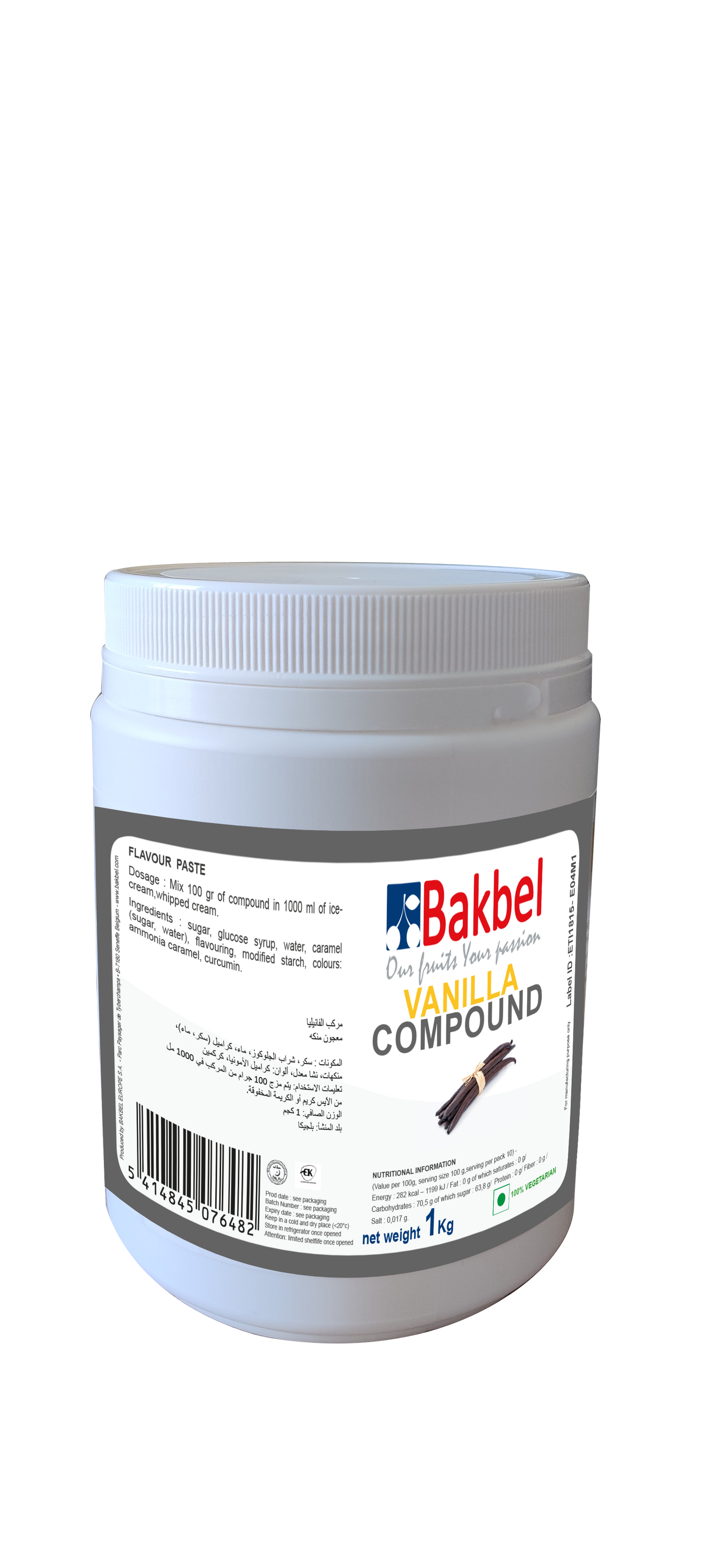 Bakbel Compound Vanilla 1Kg