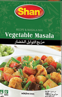 Shan Vegetable Recipe & Masala Mix 100gm