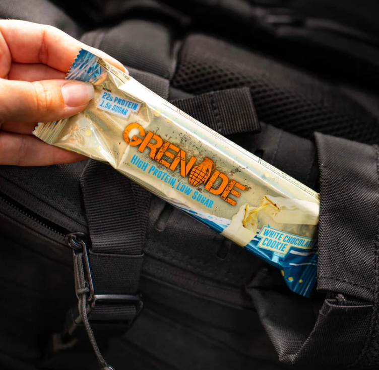 Grenade White Chocolate Cookie- High Protein Bar - Low Sugar 60gm