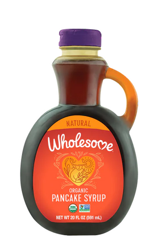 Wholesome  Natural Organic Pancake Syrup, Vegan, Gluten Free,591ml