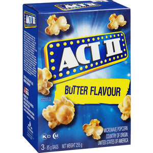 Act II Popcorn Butter  255gm (2 Packs) Act II