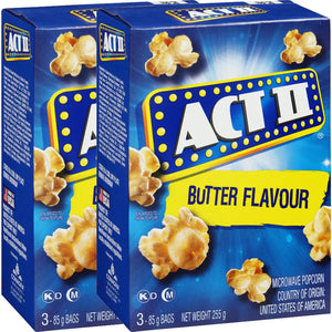 Act II Popcorn Butter  255gm (2 Packs) Act II
