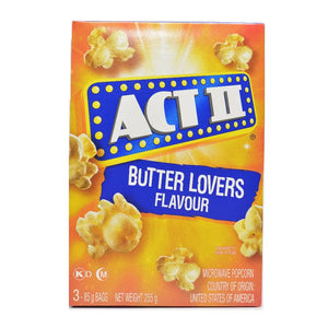 Act II Popcorn Butter Lovers 255gm Act II
