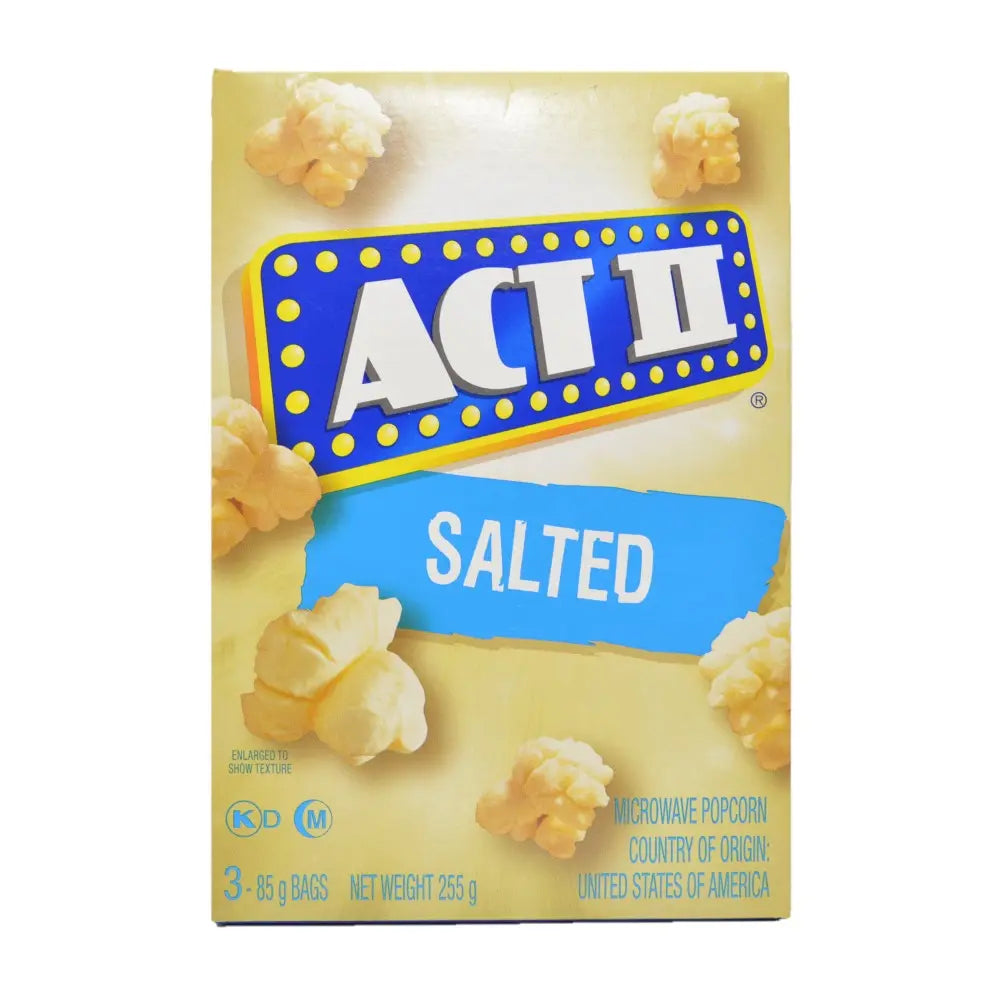 Act II Popcorn Salted Flavor 255gm Act II