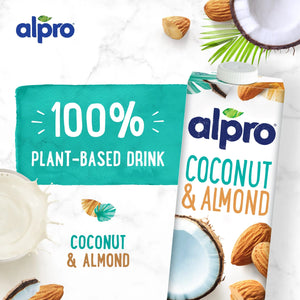 Alpro Coconut-Almond Drink 1L, 100% Plant Based And Gluten & Dairy Free, Suitable For Vegans, Naturally Free From Lactose, Rich In Nutrients Alpro