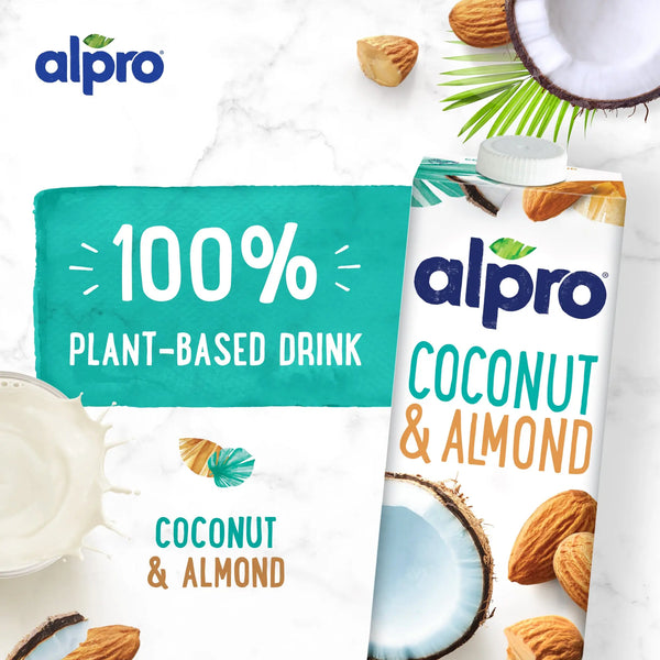 Alpro Coconut-Almond Drink 1L, 100% Plant Based And Dairy Free, Suitab ...