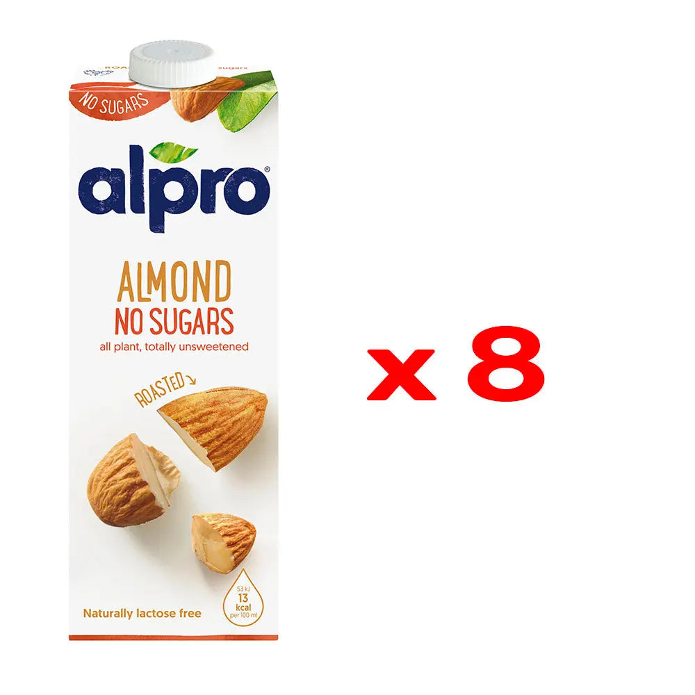 Alpro Drink Almond No Sugars (1l x 8) Alpro