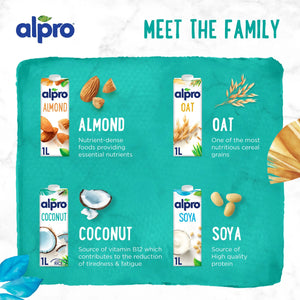 Alpro Drink Coconut Original Dual Pack (1l x 2), 100% Plant Based And Gluten & Dairy Free, Suitable For Vegans, Naturally Free From Lactose, Rich In Nutrients Alpro