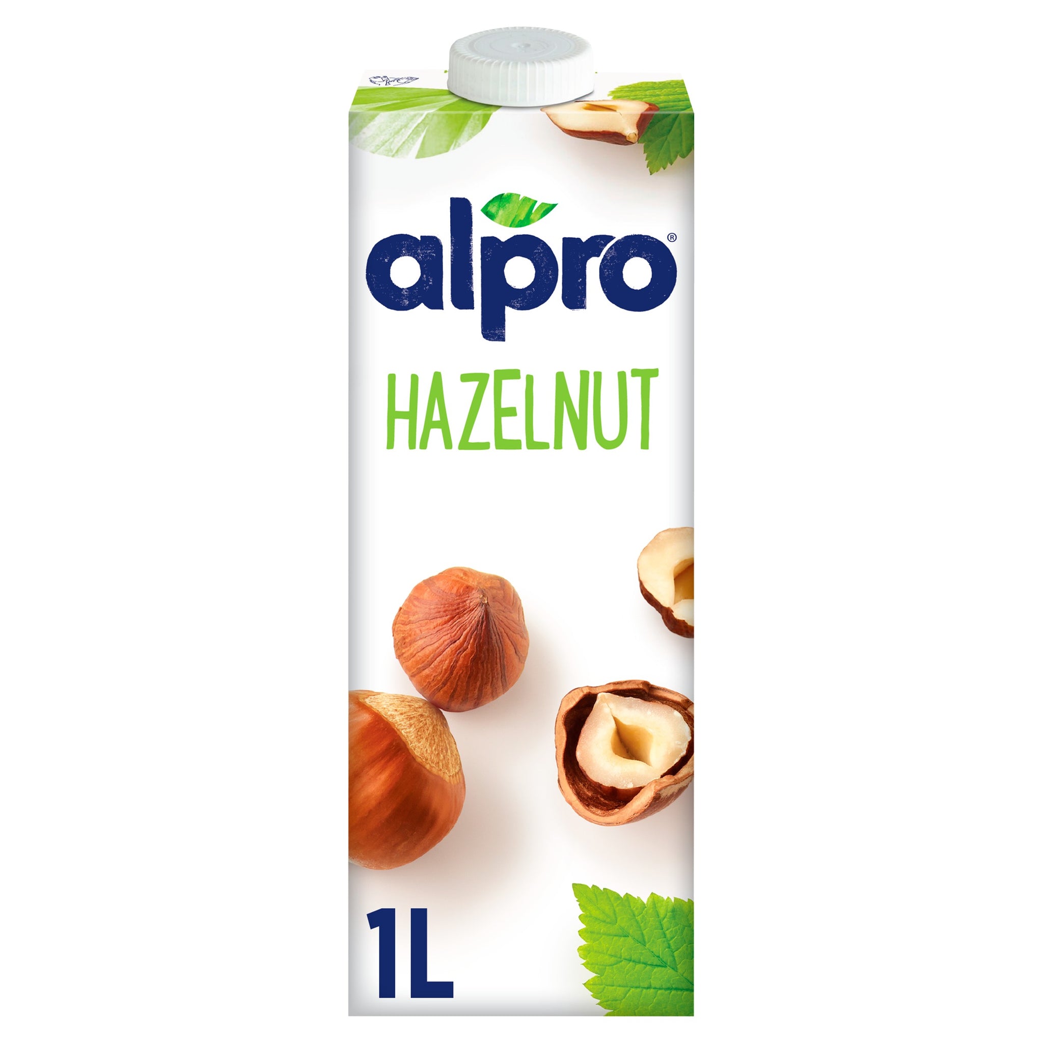 Alpro Hazelnut Drink 1L, 100% Plant Based And Dairy Free, Suitable