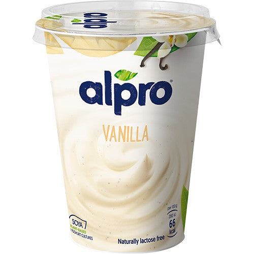 Alpro Plant Based Alternate Yogurt Vanilla 500g Alpro