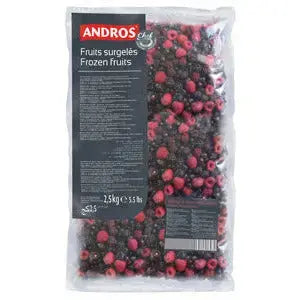 Andros Chef Frozen Mixed Berries 2.5Kg Andros Chef