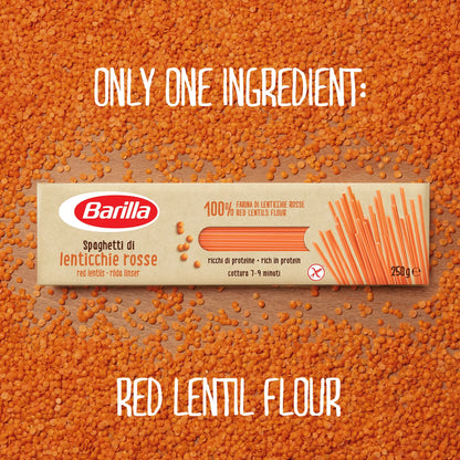 Barilla Pasta Spaghetti Red Lentil Gluten Free 250g Barilla