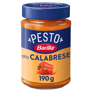 Barilla Pesto Calabrese Pasta Sauce with Chilli Peppers and Italian Cheese 190g Barilla