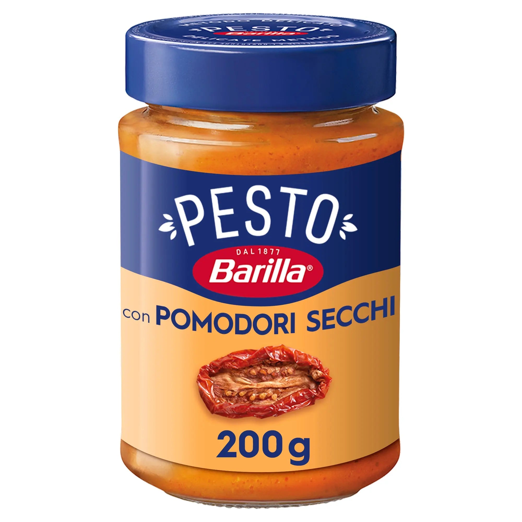 Italian Pasta Barilla Secchi Sun-Dried Pesto - Sauce Cuisine with Pomodori Click Tomat