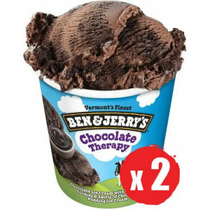 Ben & Jerry's Chocolate Therapy 2 x 473ml Ben & jerry