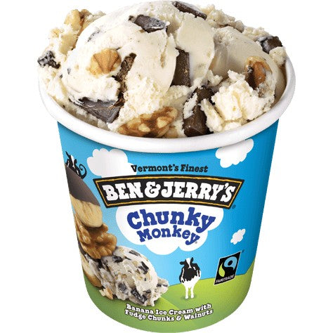 Ben & Jerry's Chunky Monkey 473ml - Click Cuisine