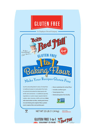 Bob's Red Mill 1-TO-1 Baking Flour, Gluten Free, Vegan 11.34 Kg Bob's Red Mill