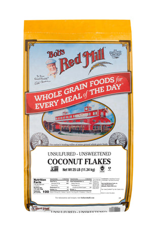Bob's Red Mill Coconut Flakes Unsweetened, Unsulfured, Non-GMO 11.34 Kg Bob's Red Mill