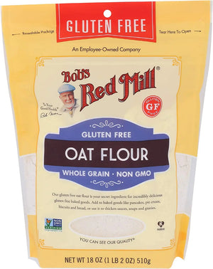 Bob's Red Mill Gluten Free Oat Flour Whole Grain Non-GMO,510gm Bob's Red Mill