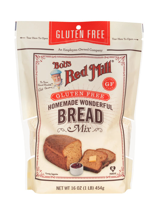 Bob's Red Mill Homemade Wonderful Bread Mix, Gluten Free 454gm Bob's Red Mill