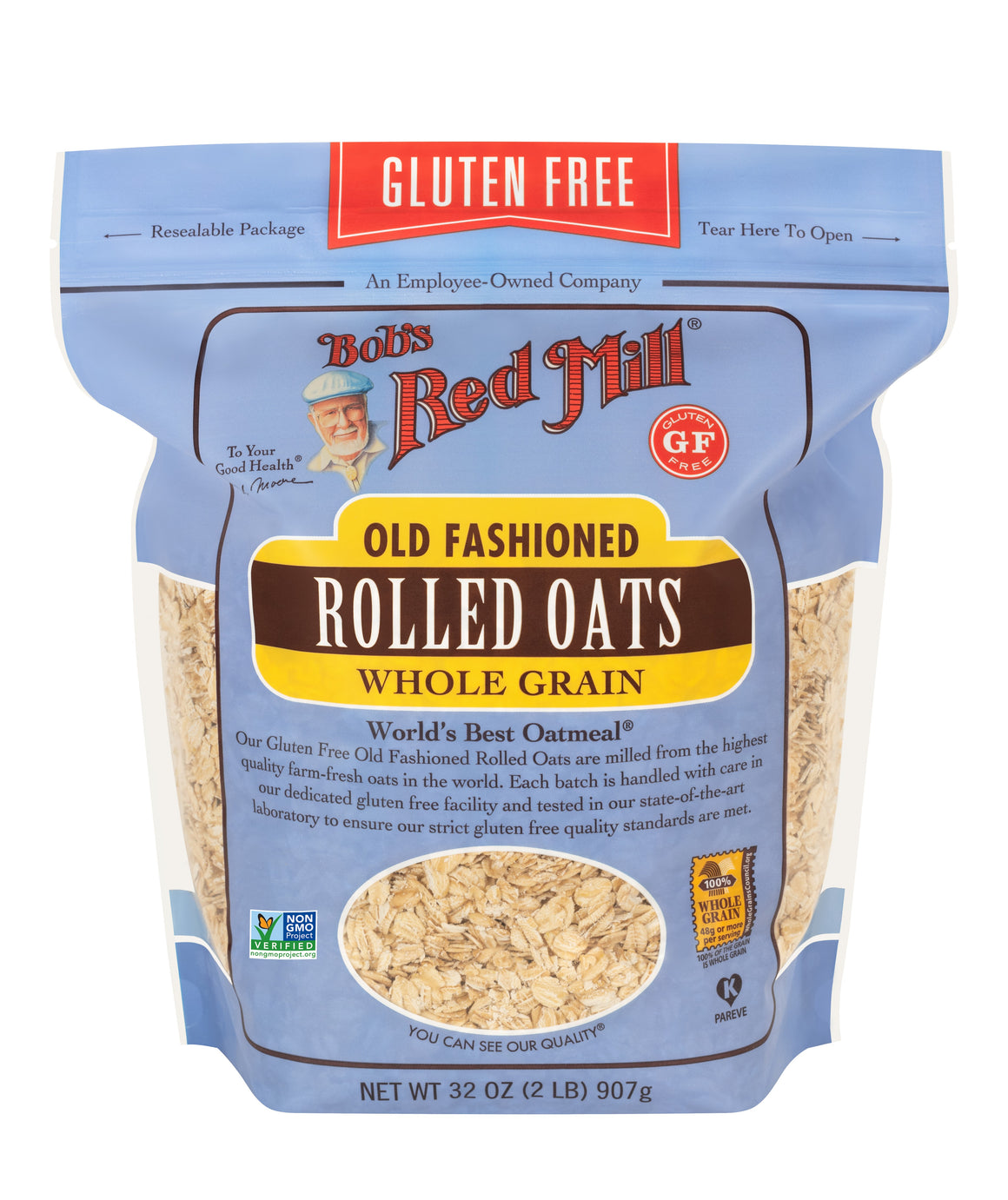 Bob's Red Mill Old Fashioned Rolled Oats, Gluten Free 907gm Bob's Red Mill
