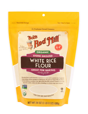 Bob's Red Mill Organic Stone Ground White Rice Flour, Gluten Free, 680gm Bob's Red Mill