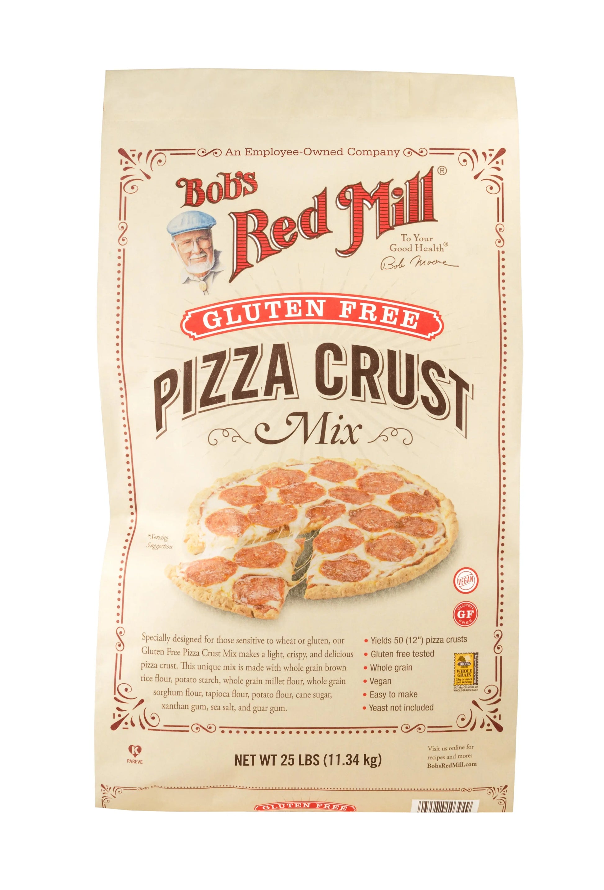 Bob's Red Mill Pizza Crust Mix, Gluten Free, 11.34 Kg Bob's Red Mill