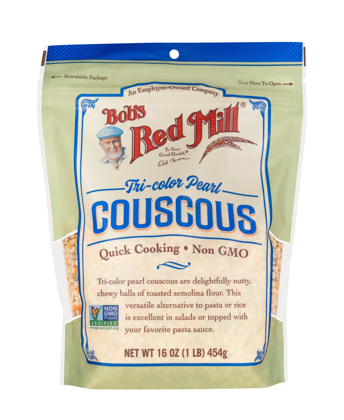 Bob's Red Mill Tri- Color Pearl Couscous, Non-GMO 454gm Bob's Red Mill