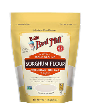 Bob's Red Mill Whole Grain Sweet White Sorghum Flour, Gluten Free, Non-GMO 624gm Bob's Red Mill