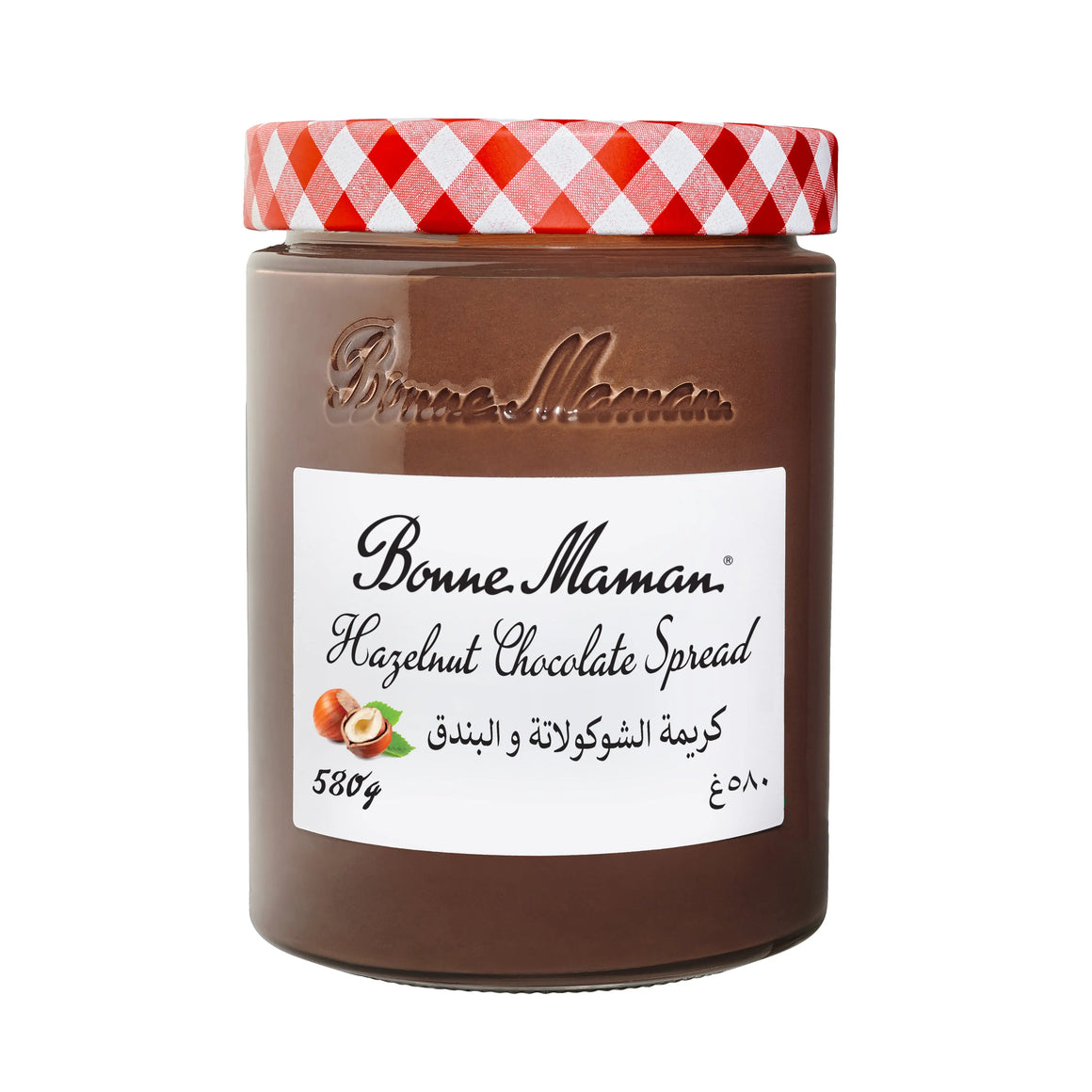 Bonne Maman Hazelnut Chocolate Spread with Cocoa, No Palm Oil , 20% Hazelnut, 580g Bonne Maman