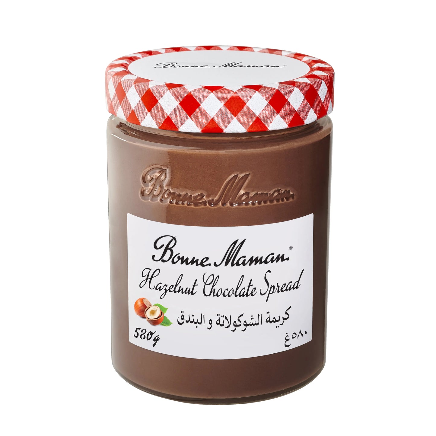 Bonne Maman Hazelnut Chocolate Spread with Cocoa, No Palm Oil , 20% Hazelnut, 580g Bonne Maman