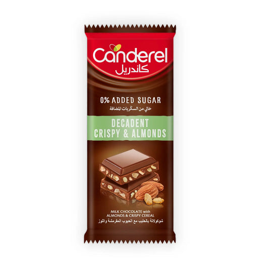 Canderel Chocolate Decadent Crispy Almonds - 100g Canderel