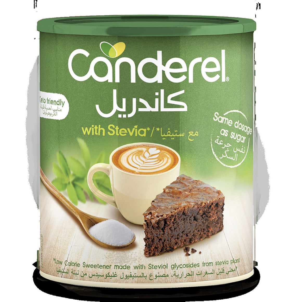 Canderel with Stevia Canister 500gm Canderel