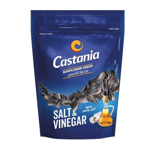 Castania Sunflower Seeds Salt & Vinegar 150gm Castania