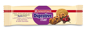 Digestive Bar with Fruits and Chocolate 28g Digestive Bar