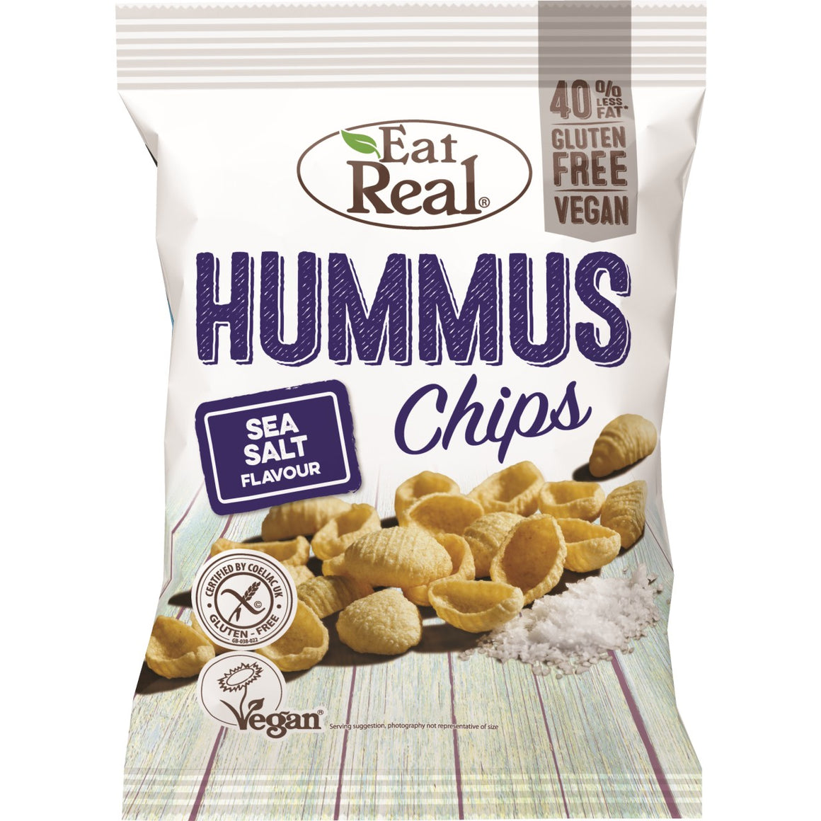 Eat Real Hummus Chips Sea Salt 45gm Eat Real