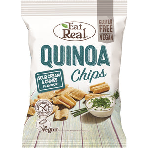 Eat Real Quinoa Sour Cream & Chive 30gm Eat Real