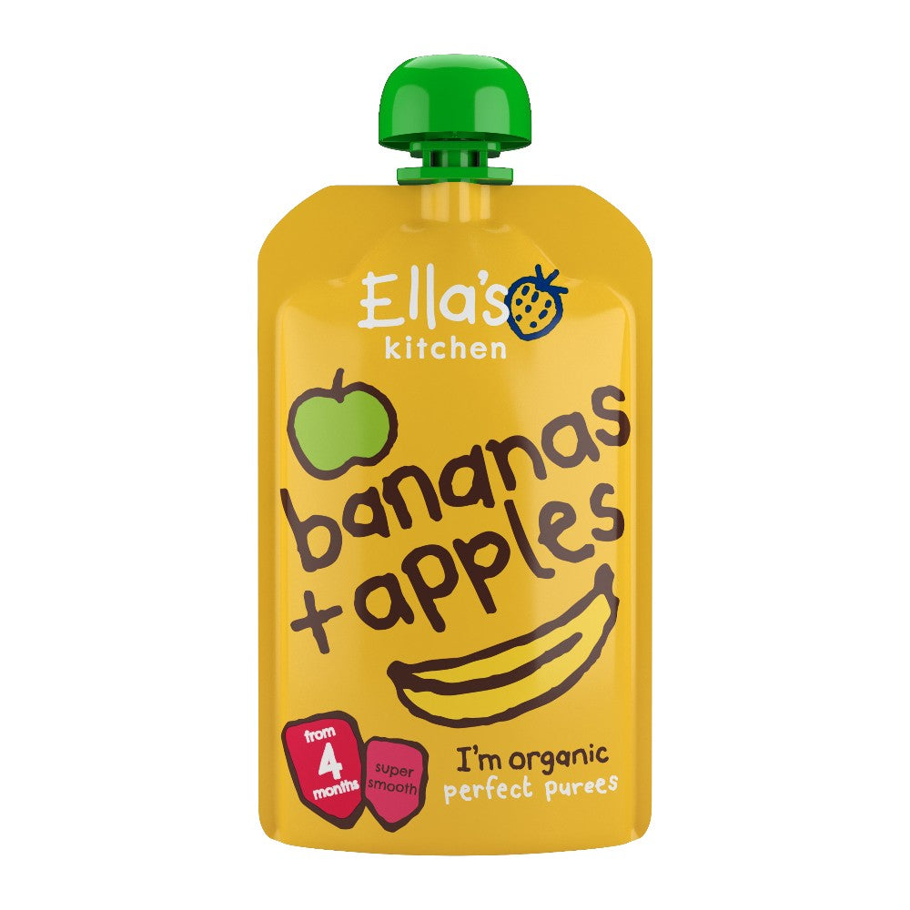 Ella's Kitchen organic apples + bananas 120g Ella's Kitchen