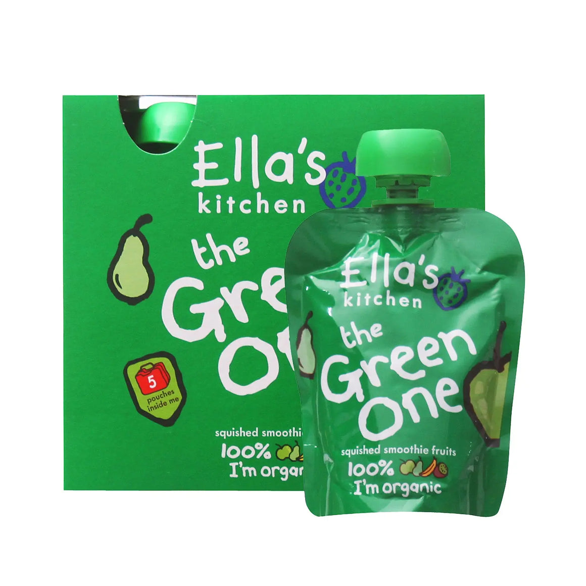 Ella's Kitchen organic the green one 90g x 5 Ella's Kitchen