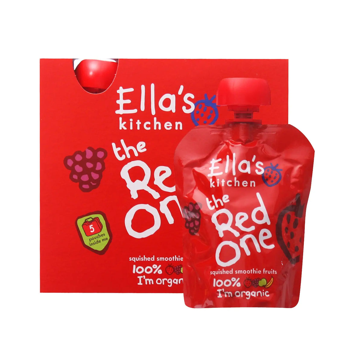 Ella's Kitchen organic the red one 90g x 5 Ella's Kitchen
