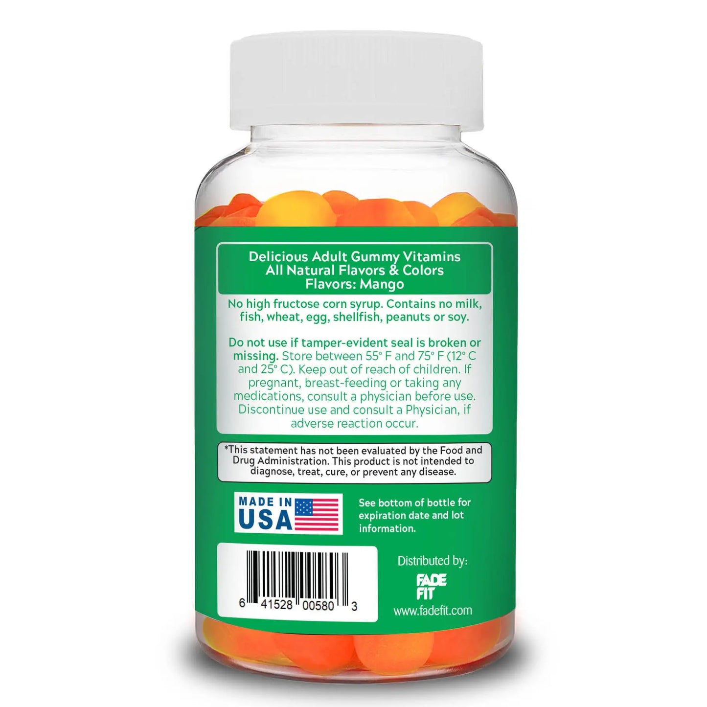 Fade Fit Turmeric Ginger Gummies 193G Fade Fit