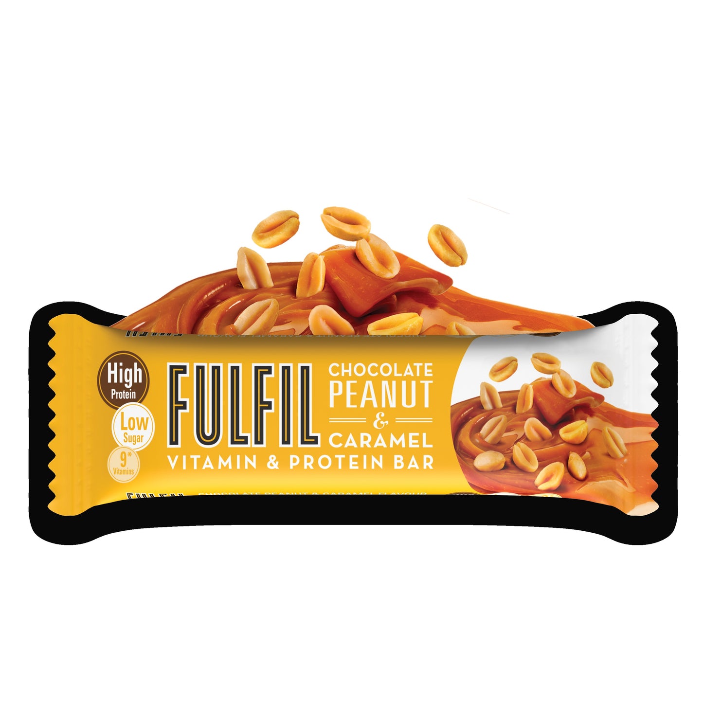Fulfil Chocolate Peanut & Caramel Bar 15 x 55G FulFil