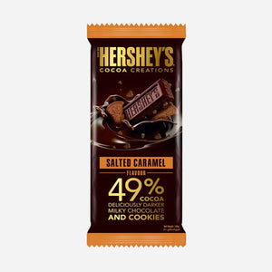 Hershey's Cocoa Creations Salted Caramel Flavour Delicious Darker Milky Chocolate 100gm Hershey's