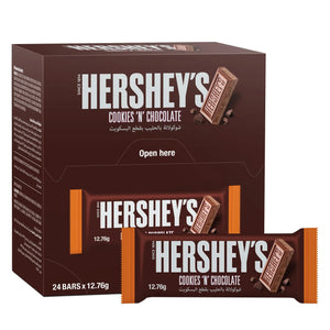 Hershey's Cookies 'n' Creme Chocolate Bar 24 x 12.76g (306g) Hershey's