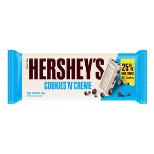 Hershey's Cookies 'n' Creme Chocolate Bar 40gm Hershey's