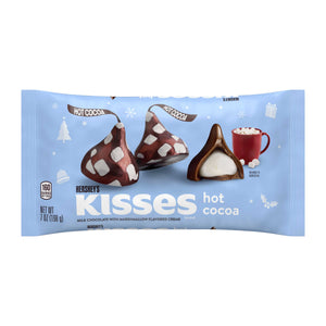 Hershey's Kisses Hot Cocoa, Milk chocolate with Marshmallow Flavored Crème 198gm Kisses