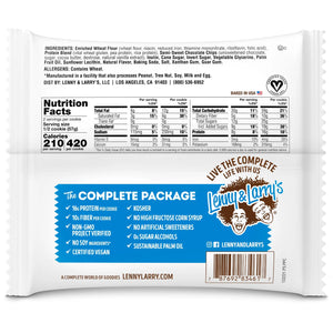 Lenny & Larry's Chocolate Chip Complete Cookie, Plant Based Proteins, Non GMO,113gm Lenny & Larry's