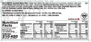 Lenny & Larry's Chocolate Chip Complete Cookie, Plant Based Proteins, Non GMO,113gm Lenny & Larry's